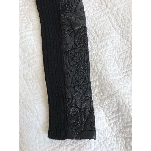 Moth Anthro Oltrarno Black Wool Blend Cardigan - Picture 9 of 9